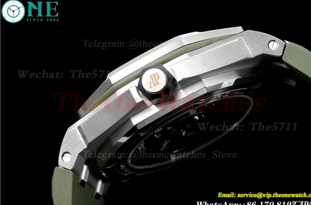 Green Royal 42mm Oak A4308 SS Stk Clone RU Diver Offshore APS 15720 Super 0511